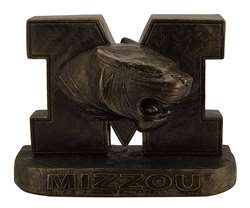 Missouri Tigers Bronze Finish Stone Mascot  
