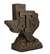 Texas A&M Aggies Logo Bronze Finish Stone Mascot  