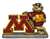 Minnesota Golden Gophers Painted Stone Mascot  