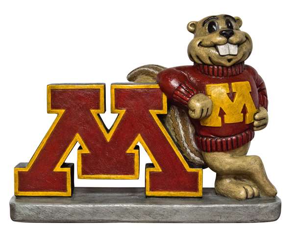 Minnesota Golden Gophers Painted Stone Mascot  