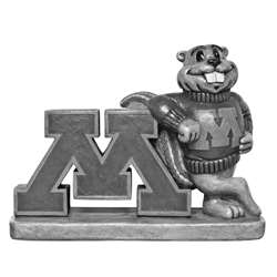Minnesota Golden Gophers Vintage Finish Stone Mascot  