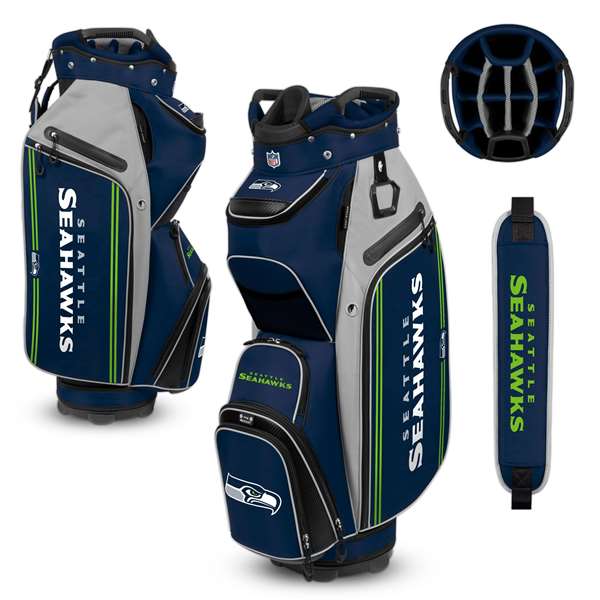 Seattle Seahawks Bucket III Cart Golf Bag