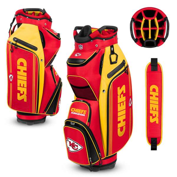 Kansas City Chiefs Bucket III Cart Golf Bag