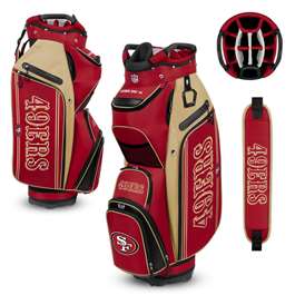 San Francisco 49ers Bucket III Cart Golf Bag 