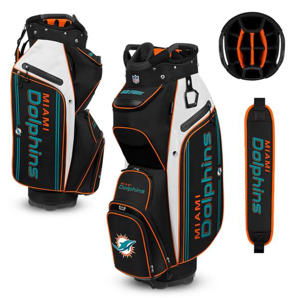 Miami Dolphins Bucket III Cart Golf Bag 