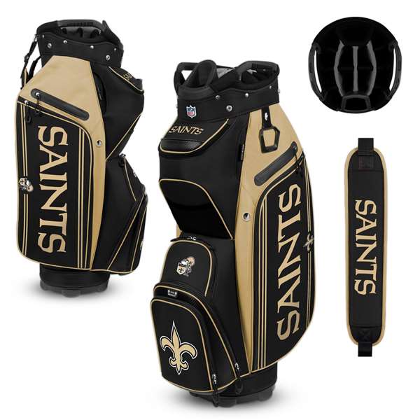 New Orleans Saints Bucket III Cart Golf Bag