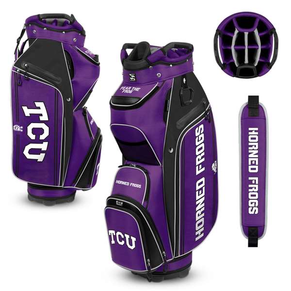 Texas Christian TCU Horned Frogs Bucket III Cart Golf Bag