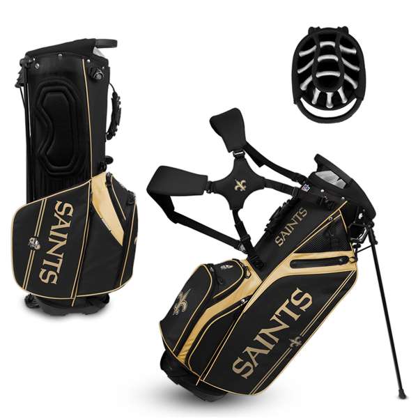 New Orleans Saints Caddy Stand Golf Bag 