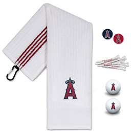 Los Angeles Angels Golf Gift Set - Towel-Golf Balls-Tees-Marker