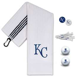 Kansas City Royals Golf Gift Set - Towel-Golf Balls-Tees-Marker