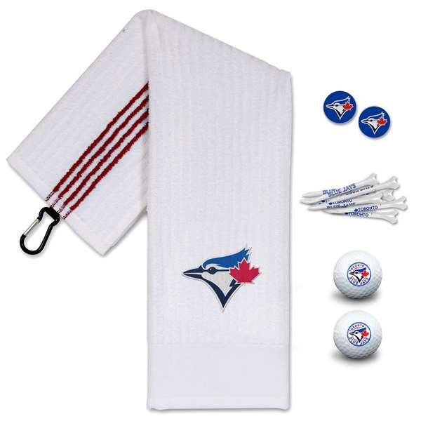 Toronto Blue Jays Golf Gift Set - Towel-Golf Balls-Tees-Marker