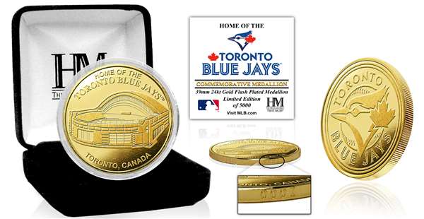 Toronto Blue Jays "Stadium" Gold Mint Coin  