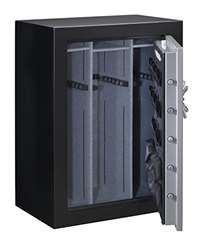 Stack-On TD14-54-SB-C-S Fire Resistant Waterproof Fully Convertible Total Defense Safe with Combination Lock, 54-Guns