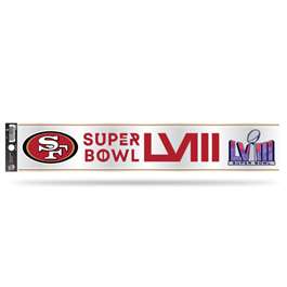 San Francisco 49ers 2024 Super Bowl LVIII 58 Bound Tailgate Sticker 