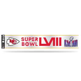 Kansas City Chiefs 2024 Super Bowl LVIII 58 Bound Tailgate Sticker 