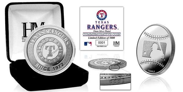 Texas Rangers Silver Mint Coin  