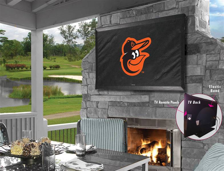Baltimore Orioles TV Cover for 40"-46" Screen Sizes  