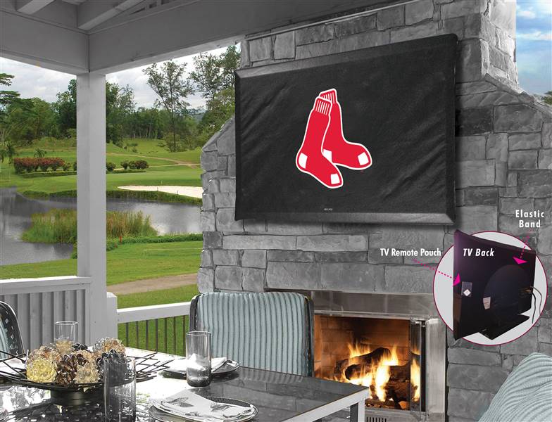 Boston Red Sox TV Cover for 40"-46" Screen Sizes  