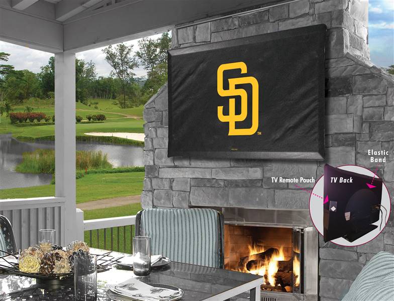 San Diego Padres TV Cover for 40"-46" Screen Sizes  
