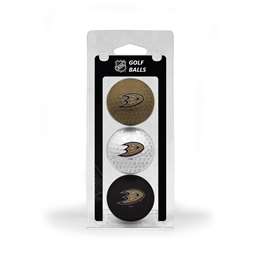 Anaheim Ducks Golf 3 Ball Pack 13005   