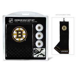 Boston Bruins Golf Embroidered Towel Gift Set 13120   