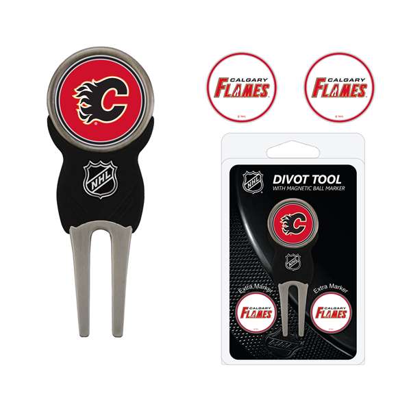Calgary Flames Golf Signature Divot Tool Pack  13345   