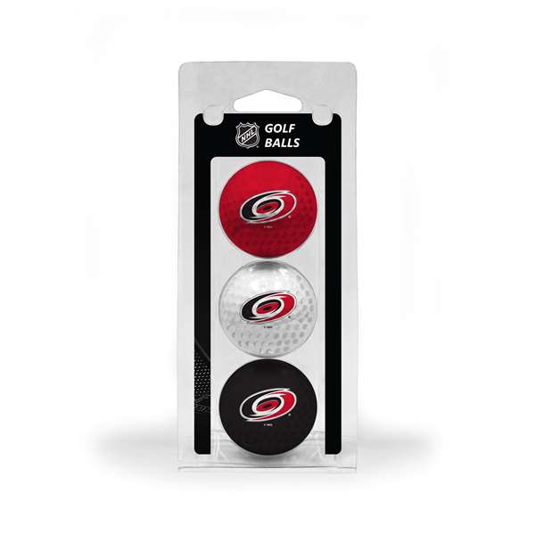 Carolina Hurricanes Golf 3 Ball Pack 13405   