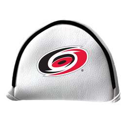 Carolina Hurricanes Putter Cover - Mallet (White) - Printed Red