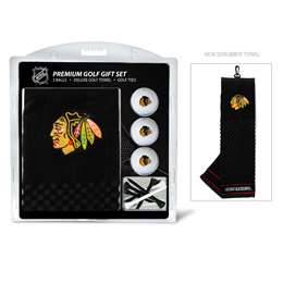 Chicago Blackhawks Golf Embroidered Towel Gift Set 13520   