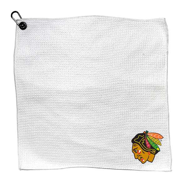Chicago Bhawks Microfiber Towel - 15" x 15" (White) 