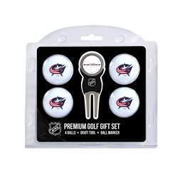 Columbus Blue Jackets Golf 4 Ball Gift Set 13706