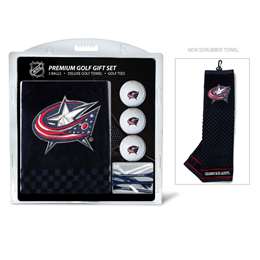 Columbus Blue Jackets Golf Embroidered Towel Gift Set 13720