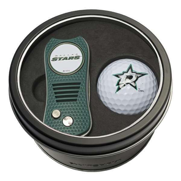 Dallas Stars Golf Tin Set - Switchblade, Golf Ball   