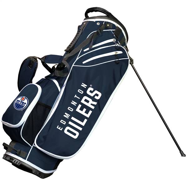 Edmonton Oilers Albatross Cart Golf Bag Navy