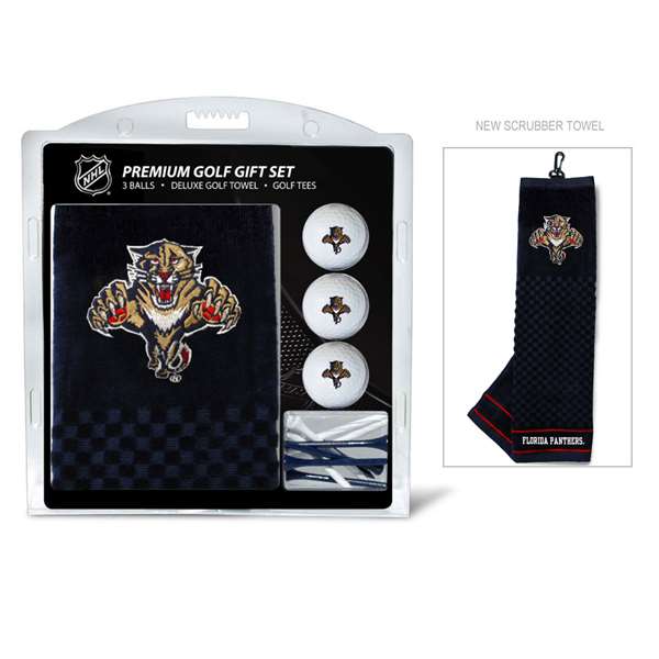 Florida Panthers Golf Embroidered Towel Gift Set 14120   