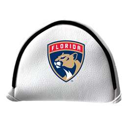 Florida Panthers Putter Cover - Mallet (White) - Printed Navy
