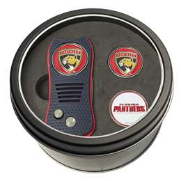 Florida Panthers Golf Tin Set - Switchblade, 2 Markers 14159   