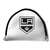 Los Angeles Kings Putter Cover - Mallet (White) - Printed Black