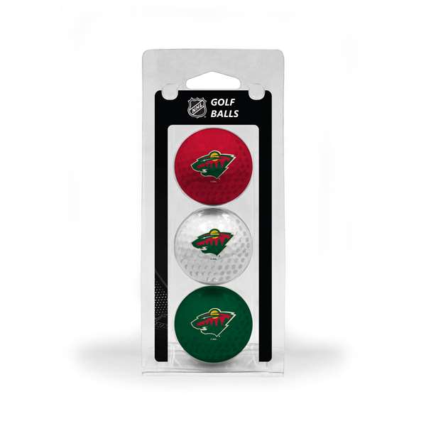 Minnesota Wild Golf 3 Ball Pack 14305