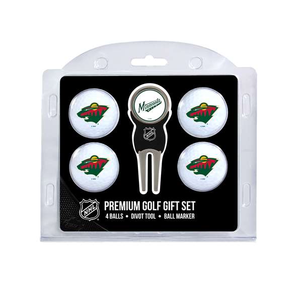 Minnesota Wild Golf 4 Ball Gift Set 14306   