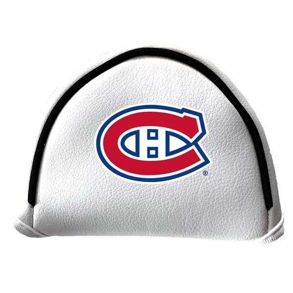 Montreal Canadiens Putter Cover - Mallet (White) - Printed Dark Red