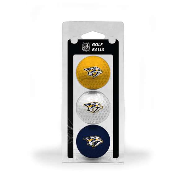 Nashville Predators Golf 3 Ball Pack 14505