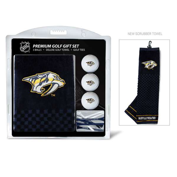 Nashville Predators Golf Embroidered Towel Gift Set 14520   