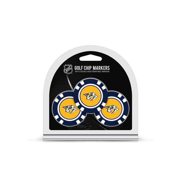 Nashville Predators Golf 3 Pack Golf Chip 14588   