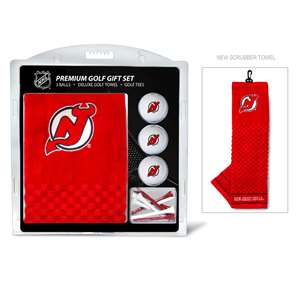 New Jersry Devils Golf Embroidered Towel Gift Set 14620