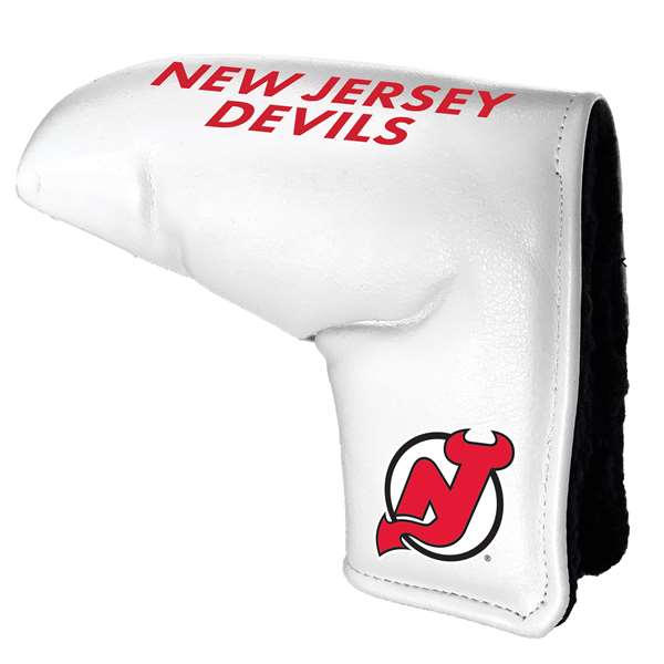 New Jersey Devils Tour Blade Putter Cover (White) - Printed 