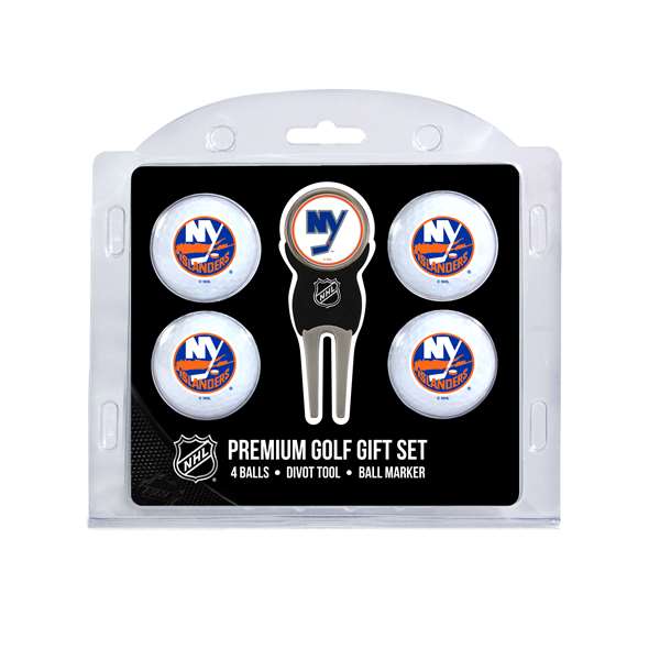 New York Islanders Golf 4 Ball Gift Set 14706   