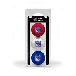 New York Rangers Golf 3 Ball Pack 14805