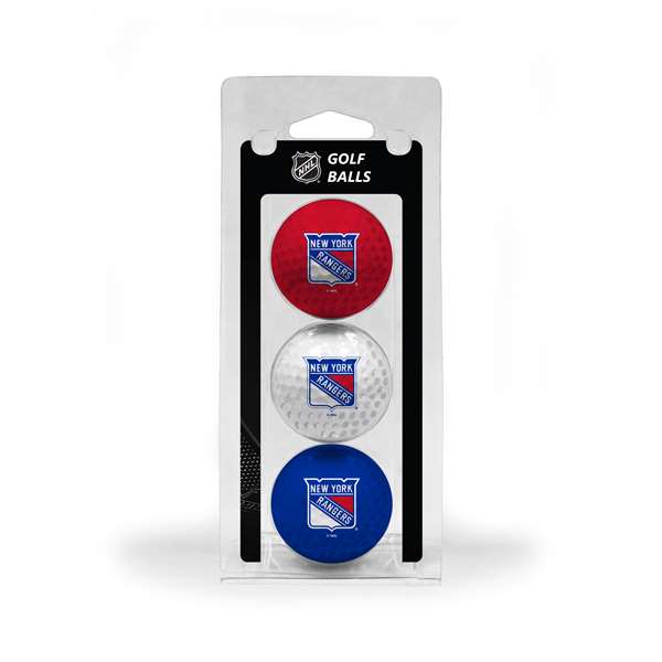 New York Rangers Golf 3 Ball Pack 14805   