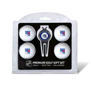 New York Rangers Golf 4 Ball Gift Set 14806   